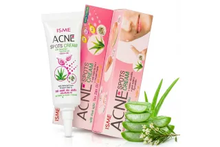 Точечный крем против прыщей ISME Acne Spots Cream с алоэ вера и маслом чайного дерева, 10 г