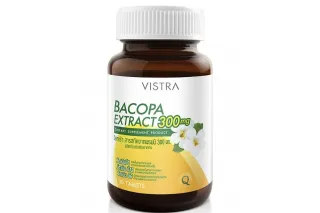 Витамины для мозга, памяти и концентрации внимания VISTRA Bacopa Extract 300 mg (30 таб)