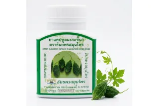 Тайские капсулы Мара Кхи Нок - Горький Огурец Thanyaporn Herbs, 100 капсул