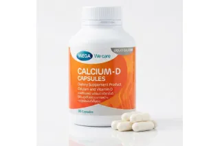 Жидкий кальций с витамином D3 Mega We Care Calcium-D, 60 капсул