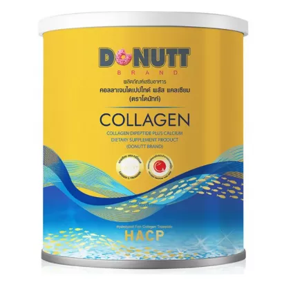 Donutt Collagen Dipeptide Plus Calcium – питьевой коллаген 120 000 мг с кальцием для красоты кожи и суставов