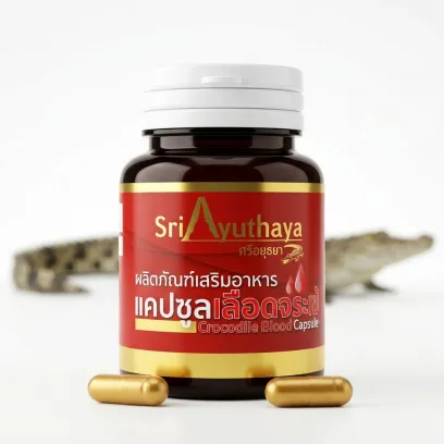 Кровь крокодила в капсулах SriAyuthaya (50 шт)