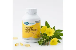 MEGA We care Evening Primrose Oil 1000 mg, 30 Softgels