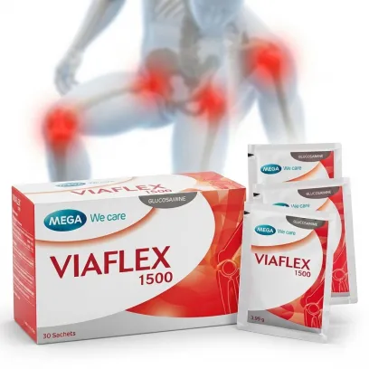 Глюкозамин Viaflex 1500 MEGA We Care (30 саше)