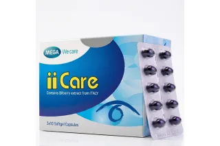 Витамины для глаз Mega We Care ii Care с черникой, 30 капсул