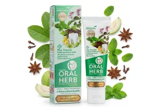 Тайская травяная зубная паста Oral Herb с фтором и гвоздикой, 50 г