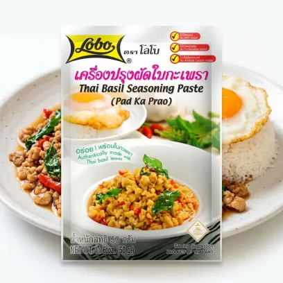 Lobo Thai Basil Seasoning Paste (Pad Ka Prao) 50g