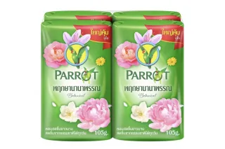 Тайское растительное мыло Parrot Botanicals «Мыло с попугаем» в наборе из 4 брусков по 105 г