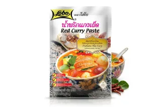 Тайская паста для красного карри Lobo Red Curry Paste, 50 г
