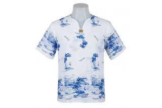 Thai Natural V-Neck Shirt