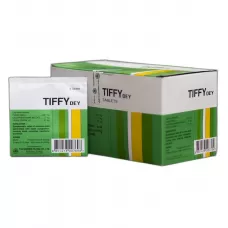 Тайские таблетки Тиффи против простуды и ОРВИ - коробка таблеток Tiffy