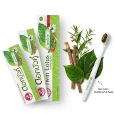 Травяная зубная паста Dok Bua Ku (Twin Lotus) Original — 40 г, 100 г, 150 г