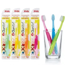 Детская зубная щетка Twin Lotus (Dok Bua Ku) Kids Extra Soft, 3–6 лет 1-шт