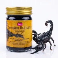 Тайский черный бальзам со скорпионом Banna Scorpion Thai Balm, 50г